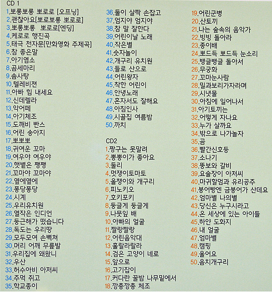 韓国童謡cd ネティズンお母さん達が選んだ幼児童謡ベスト100 Cd2枚 韓国情報広場