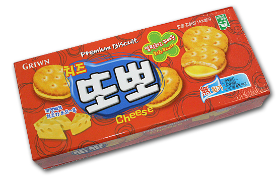 パロディ 韓国お菓子箱ペンケース チーズサンドビスケット 韓国情報広場