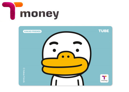カカオフレンズ　T-moneyカード　TUBE（D）
