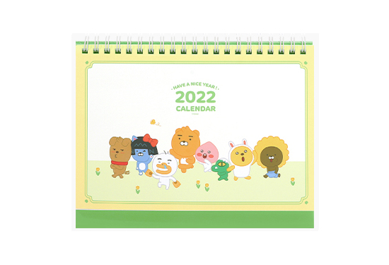 カカオフレンズ　2022年　スモール　卓上カレンダー
