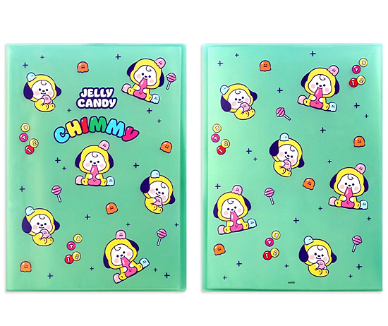 BT21　クリアファイル　JELLY CHANDY 20P