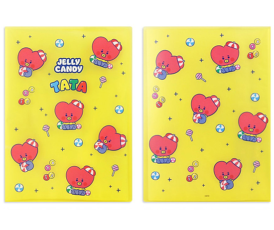 BT21　クリアファイル　JELLY CHANDY 20P