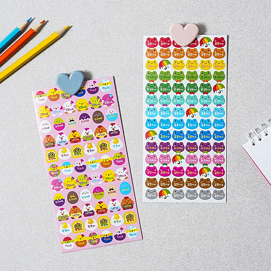 ハングル 褒め言葉 ステッカー 10枚セット