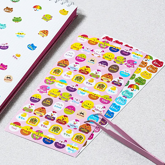 ハングル 褒め言葉 ステッカー 10枚セット